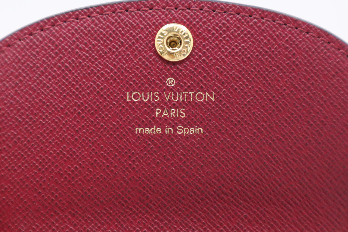 Louis Vuitton Rosalie Coin Purse in Monogram Canvas and Fuchsia Canvas