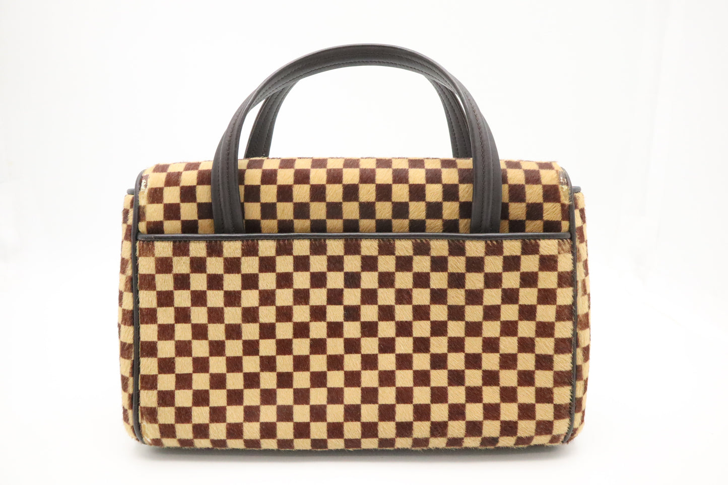 Louis Vuitton Lion Handbag in Damier Sauvage