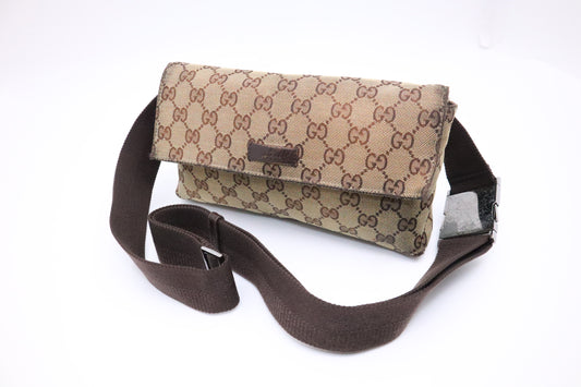 Gucci Waist Bag in Brown GG Canvas