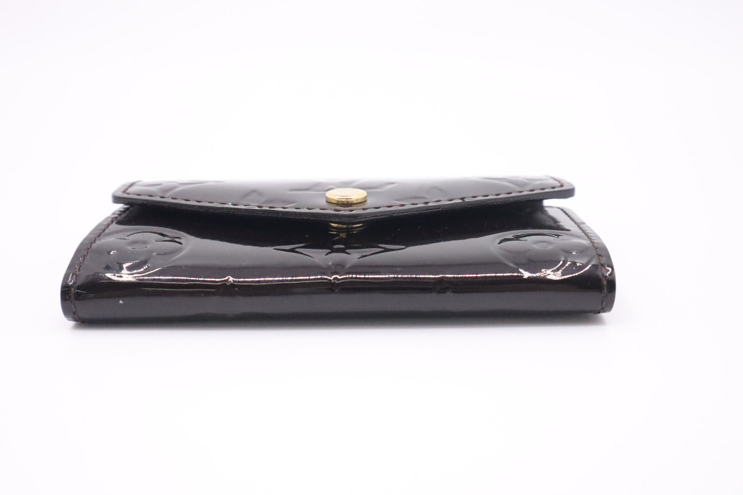 Louis Vuitton Key Case in Amarante Vernis Leather