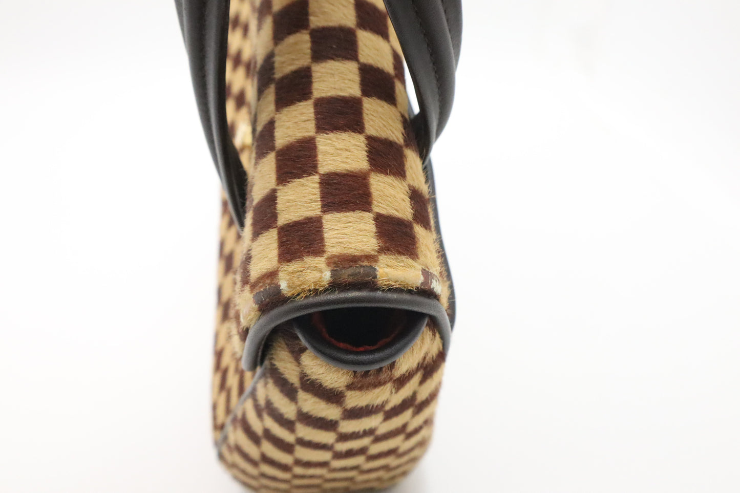 Louis Vuitton Lion Handbag in Damier Sauvage