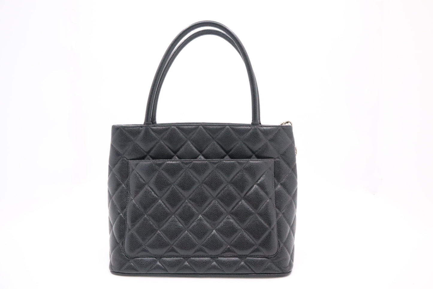 Chanel Medallion Tote in Black Caviar Leather
