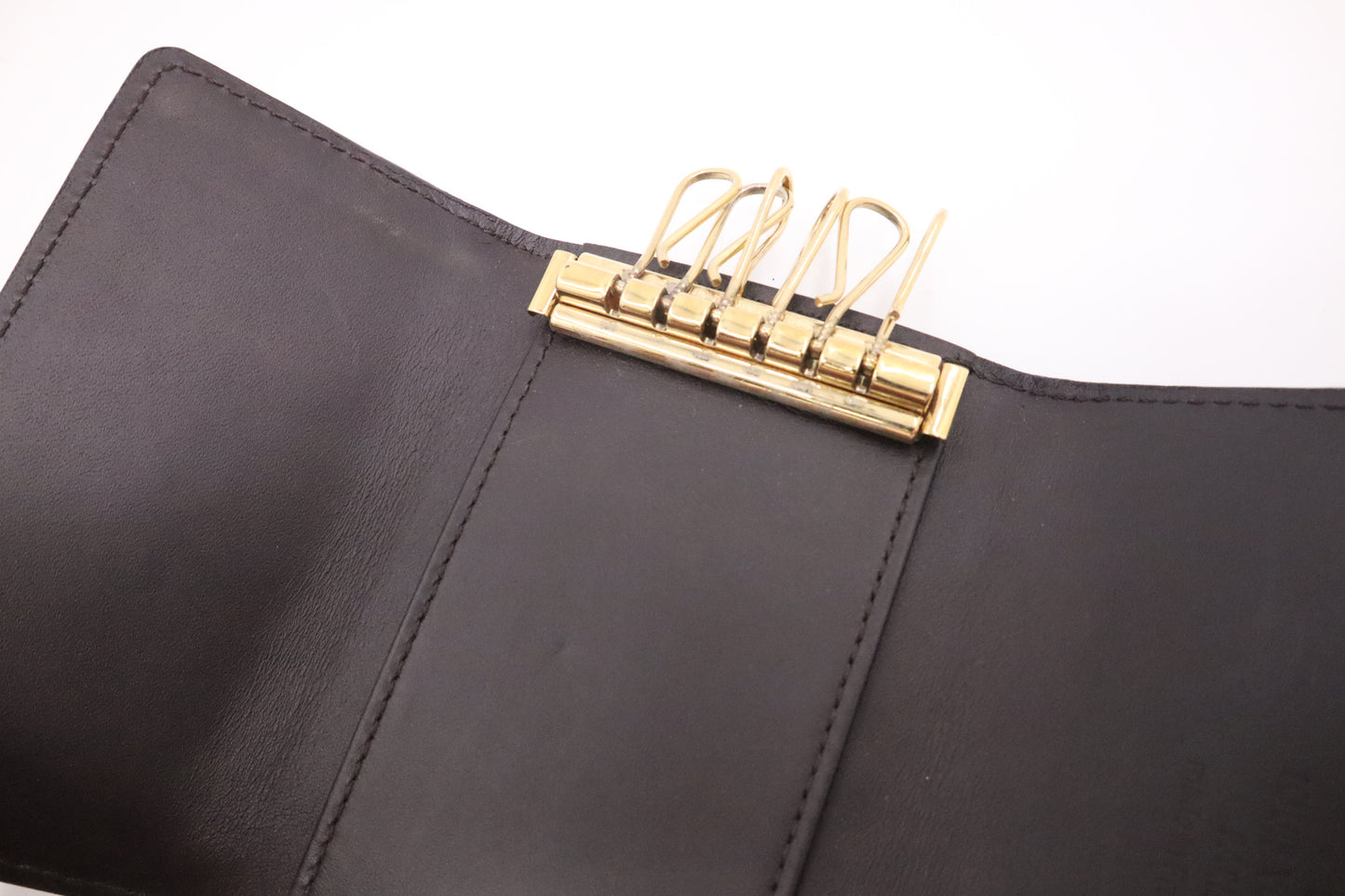 Louis Vuitton Key Case in Amarante Vernis Leather