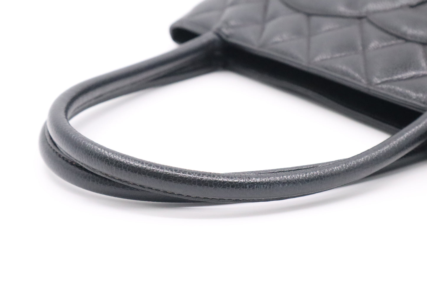 Chanel Medallion Tote in Black Caviar Leather