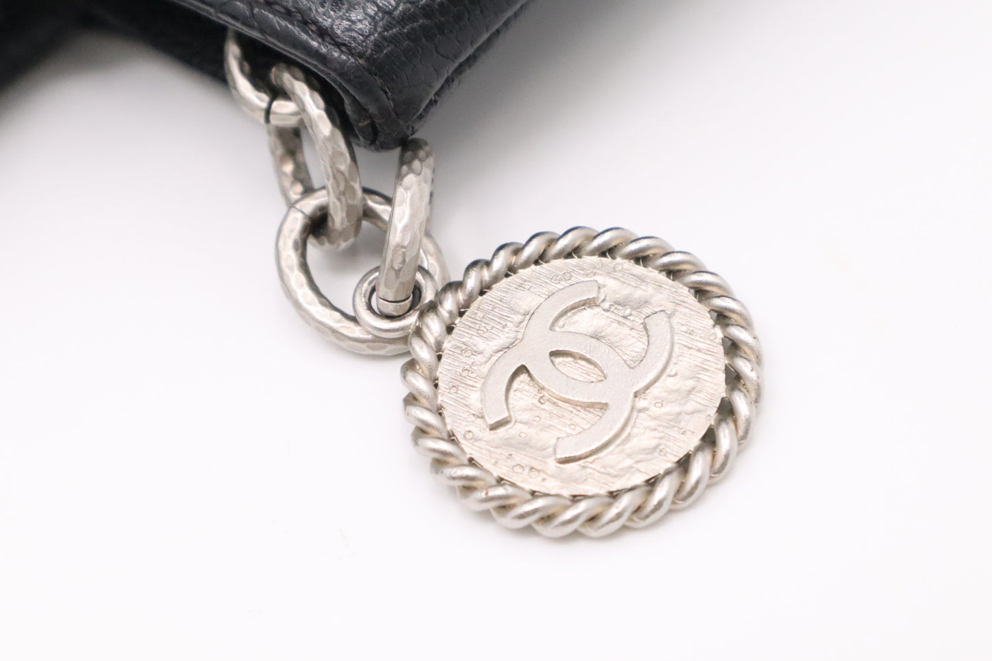 Chanel Medallion Tote in Black Caviar Leather