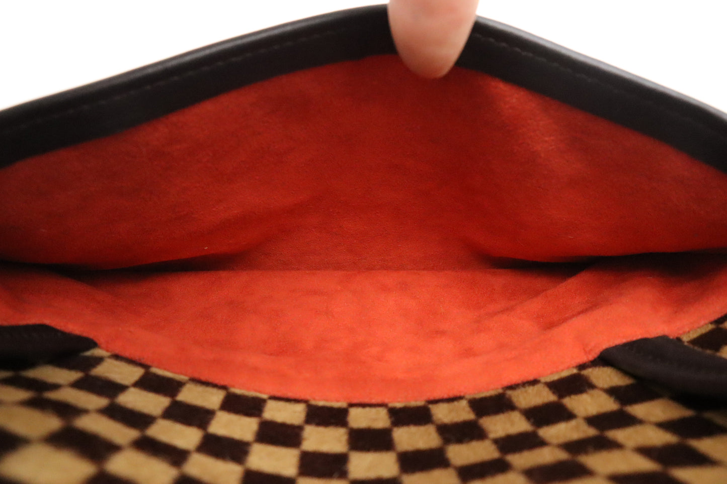 Louis Vuitton Lion Handbag in Damier Sauvage