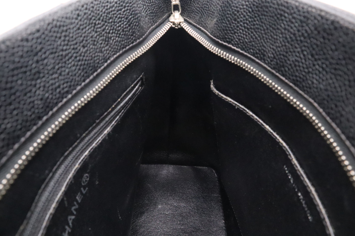 Chanel Medallion Tote in Black Caviar Leather