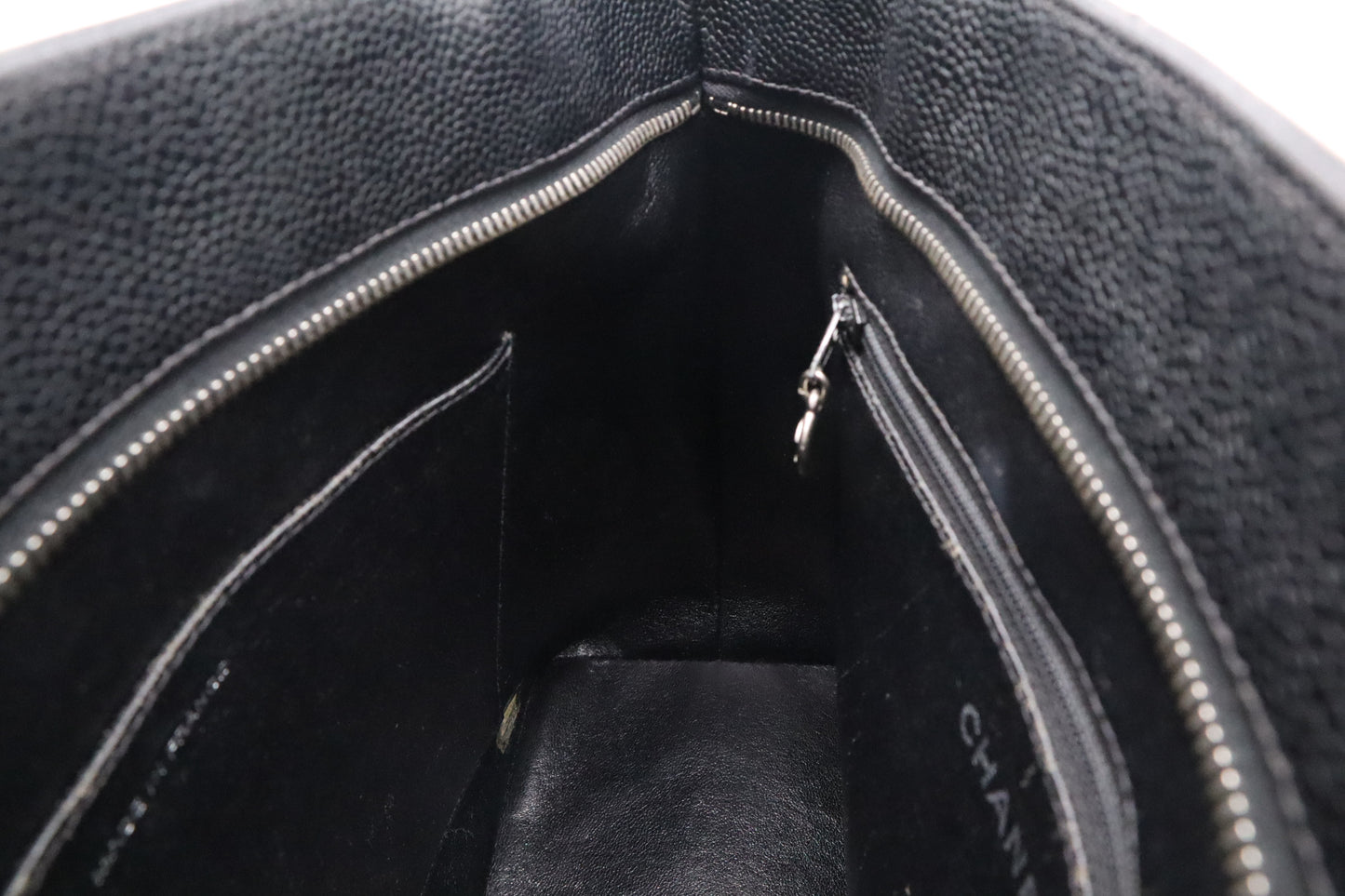 Chanel Medallion Tote in Black Caviar Leather