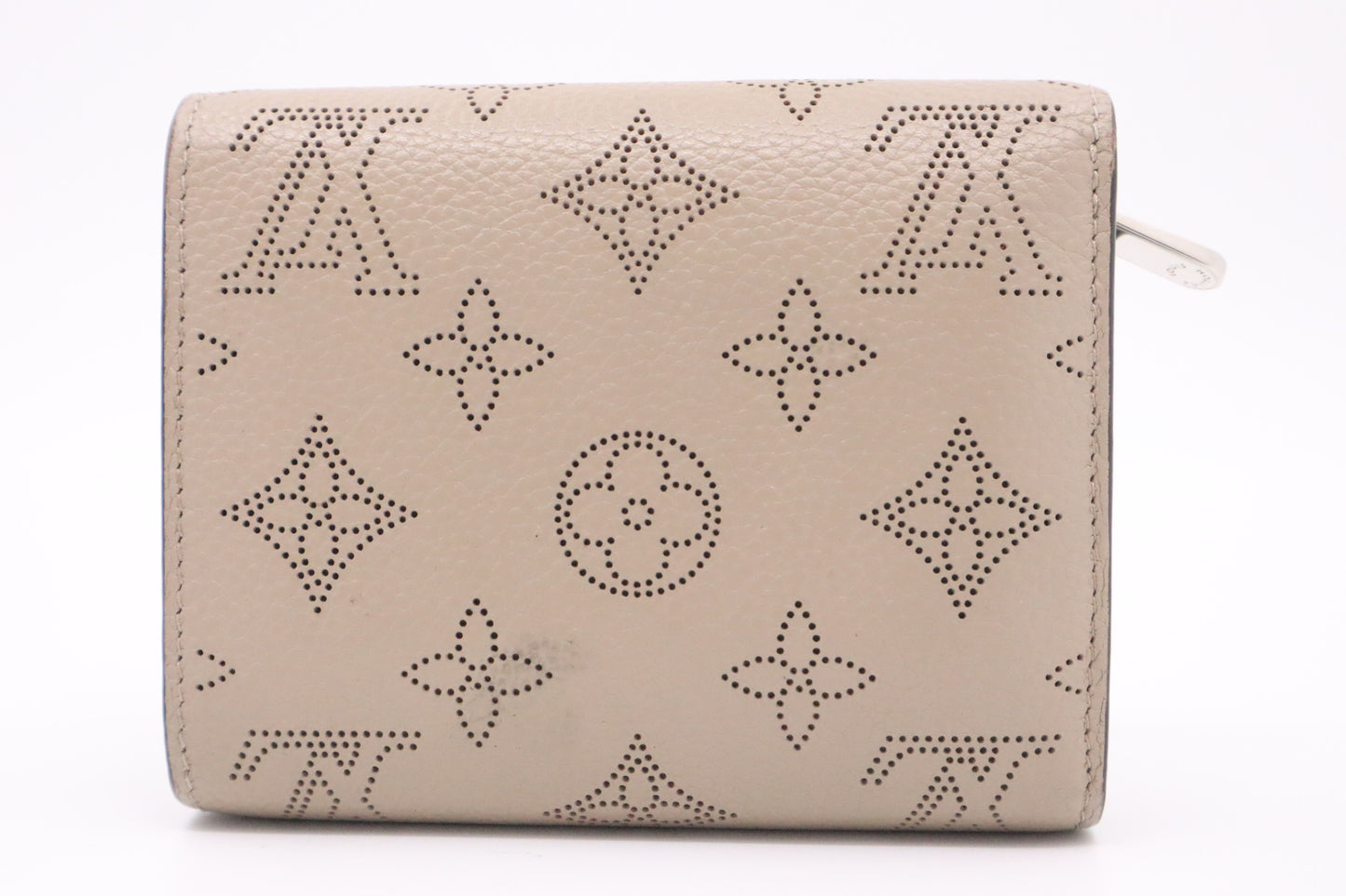 Louis Vuitton Iris Compact Wallet in Galet Mahina Leather
