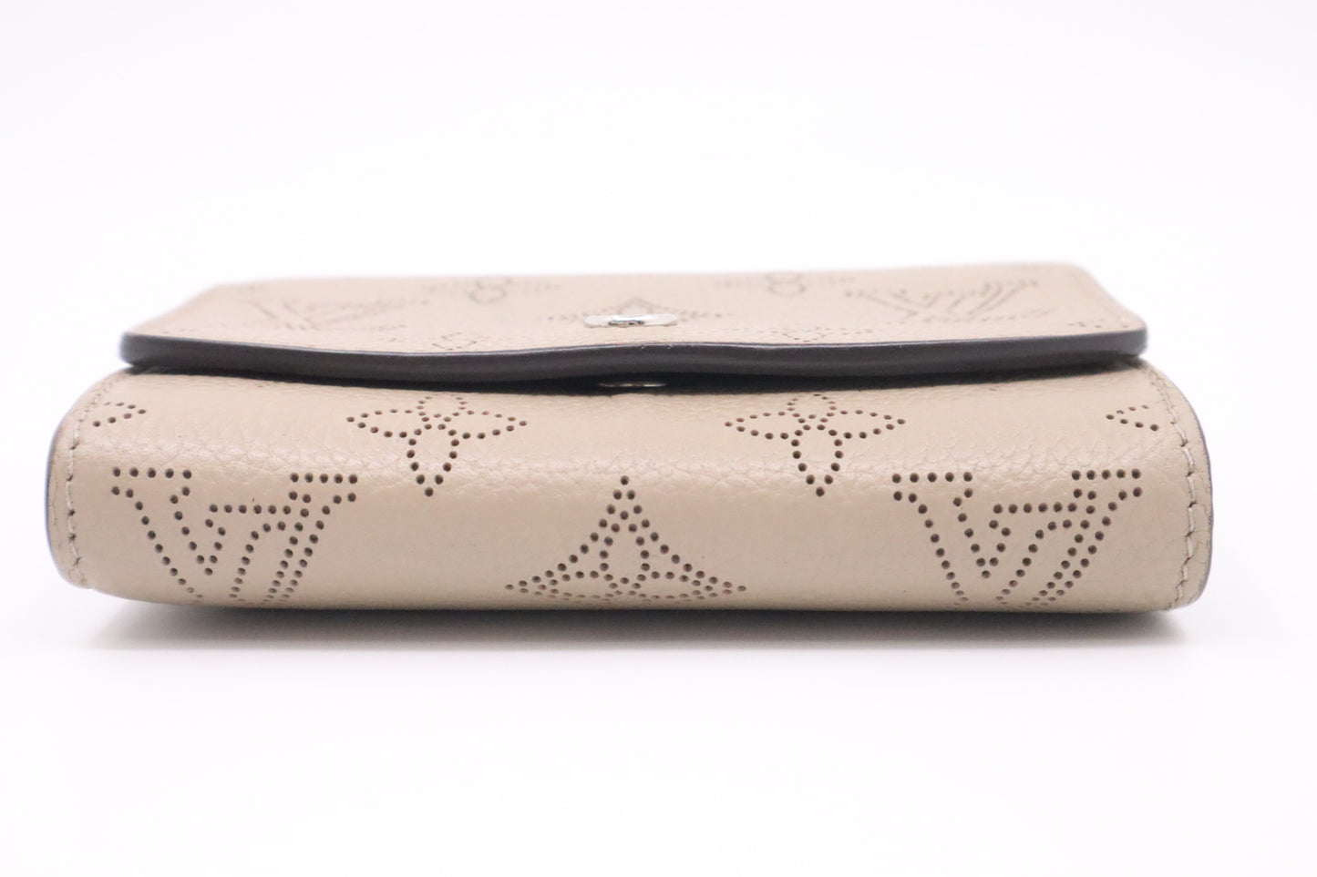Louis Vuitton Iris Compact Wallet in Galet Mahina Leather