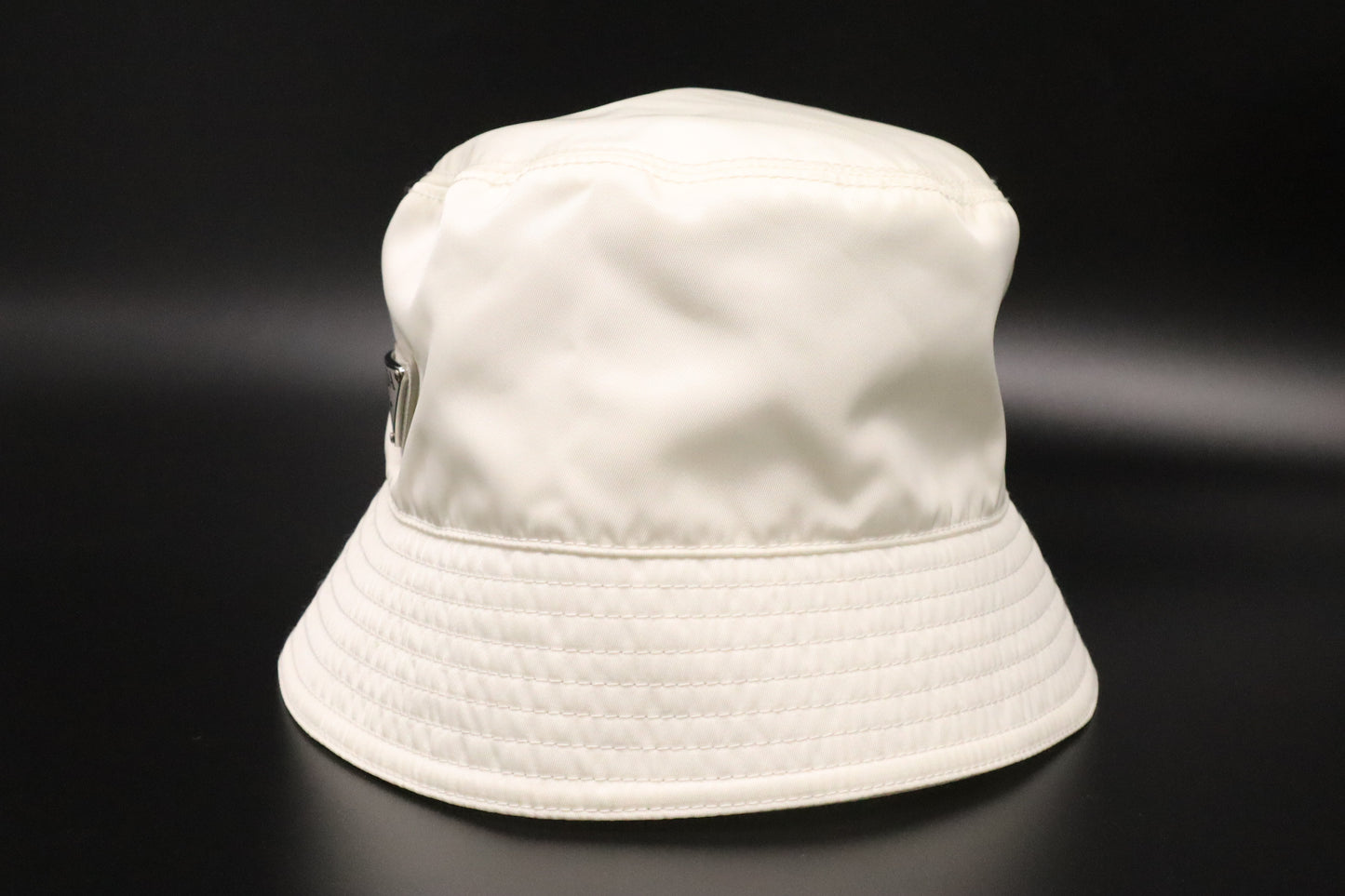 Prada Bucket Hat in White Re-nylon