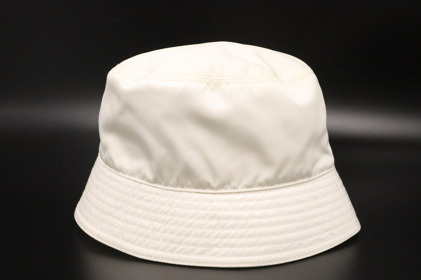 Prada Bucket Hat in White Re-nylon