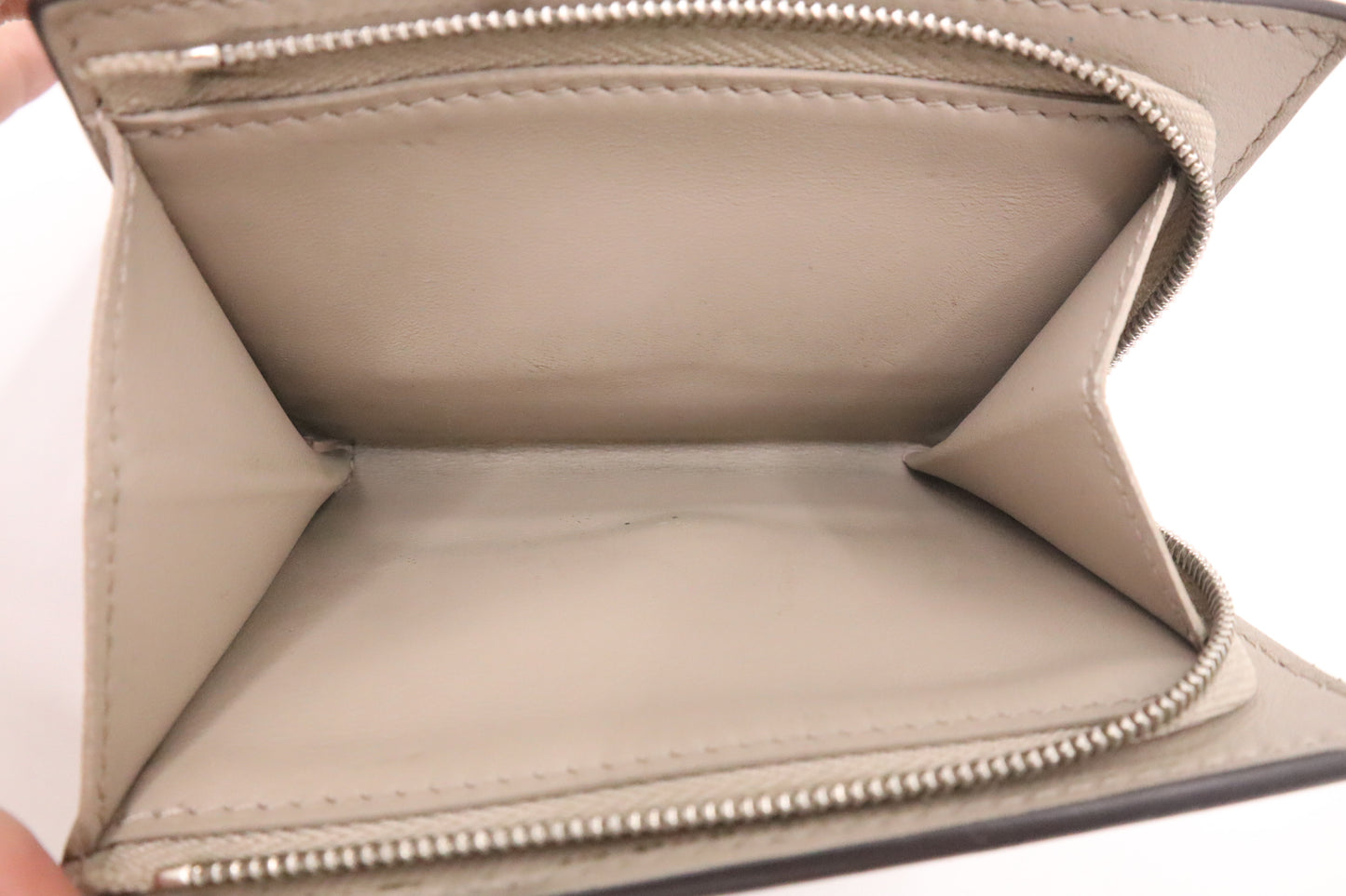 Louis Vuitton Iris Compact Wallet in Galet Mahina Leather
