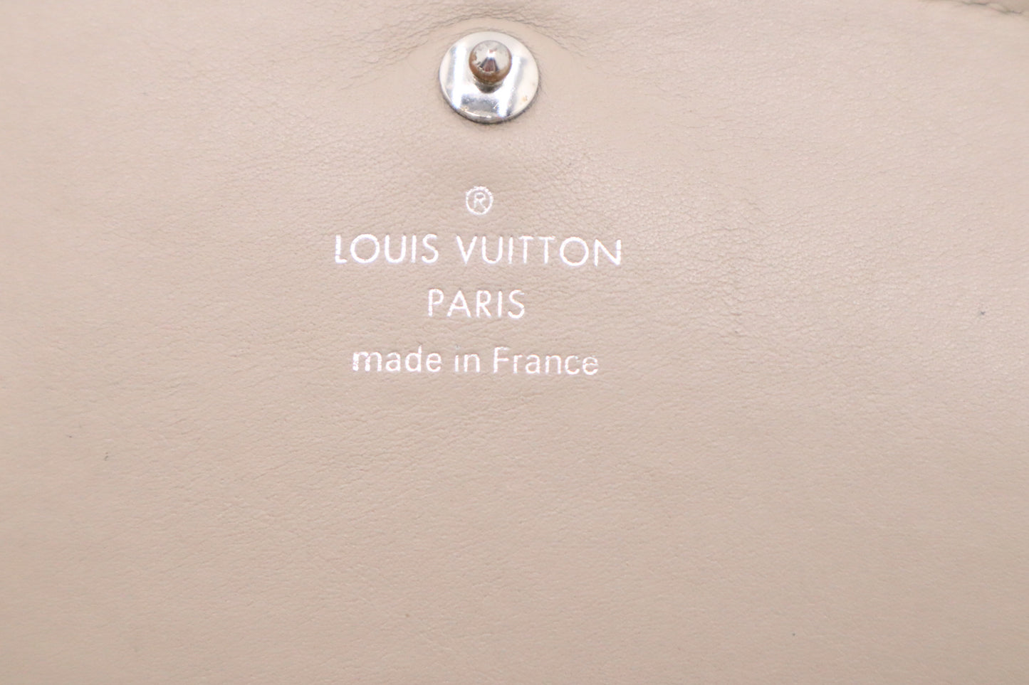 Louis Vuitton Iris Compact Wallet in Galet Mahina Leather