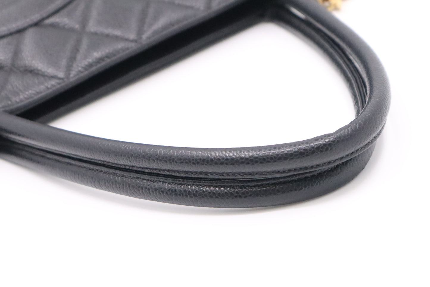 Chanel Medallion Tote in Black Caviar Leather