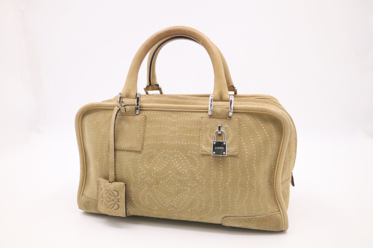 Loewe Amazona 29 in Beige Suede