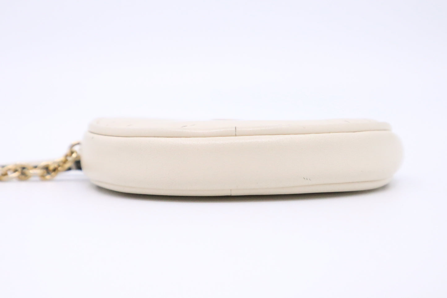 Gucci Marmont Coin Case in White Leather