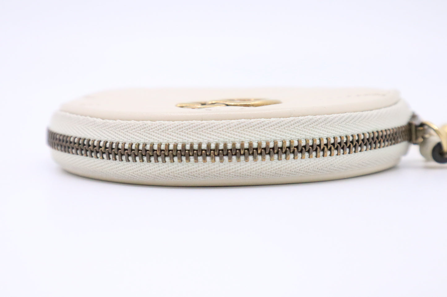 Gucci Marmont Coin Case in White Leather