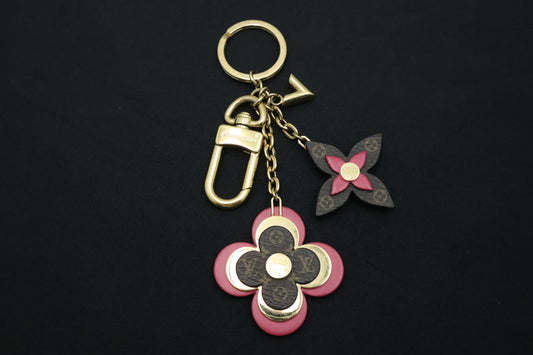 Louis Vuitton Blooming Flowers Bag Charm and Key Holder in Monogram Canvas