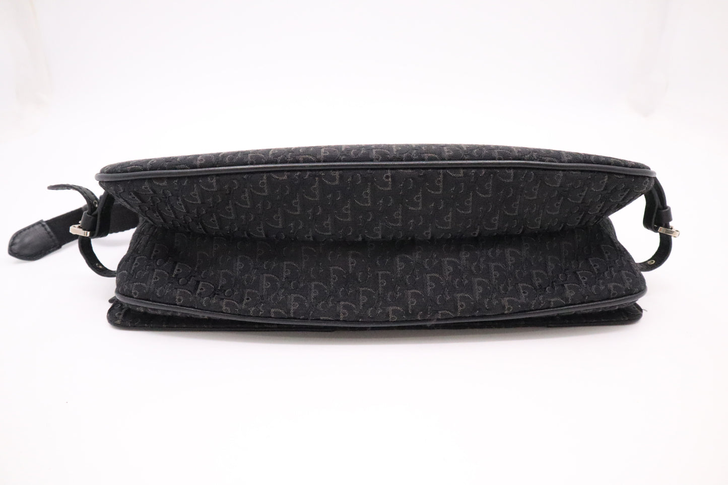 Dior Shoulder Bag in Black Canvas and Leather