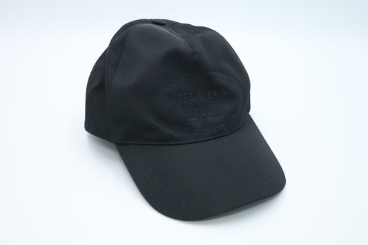 Prada Cap in Black Re-Nylon