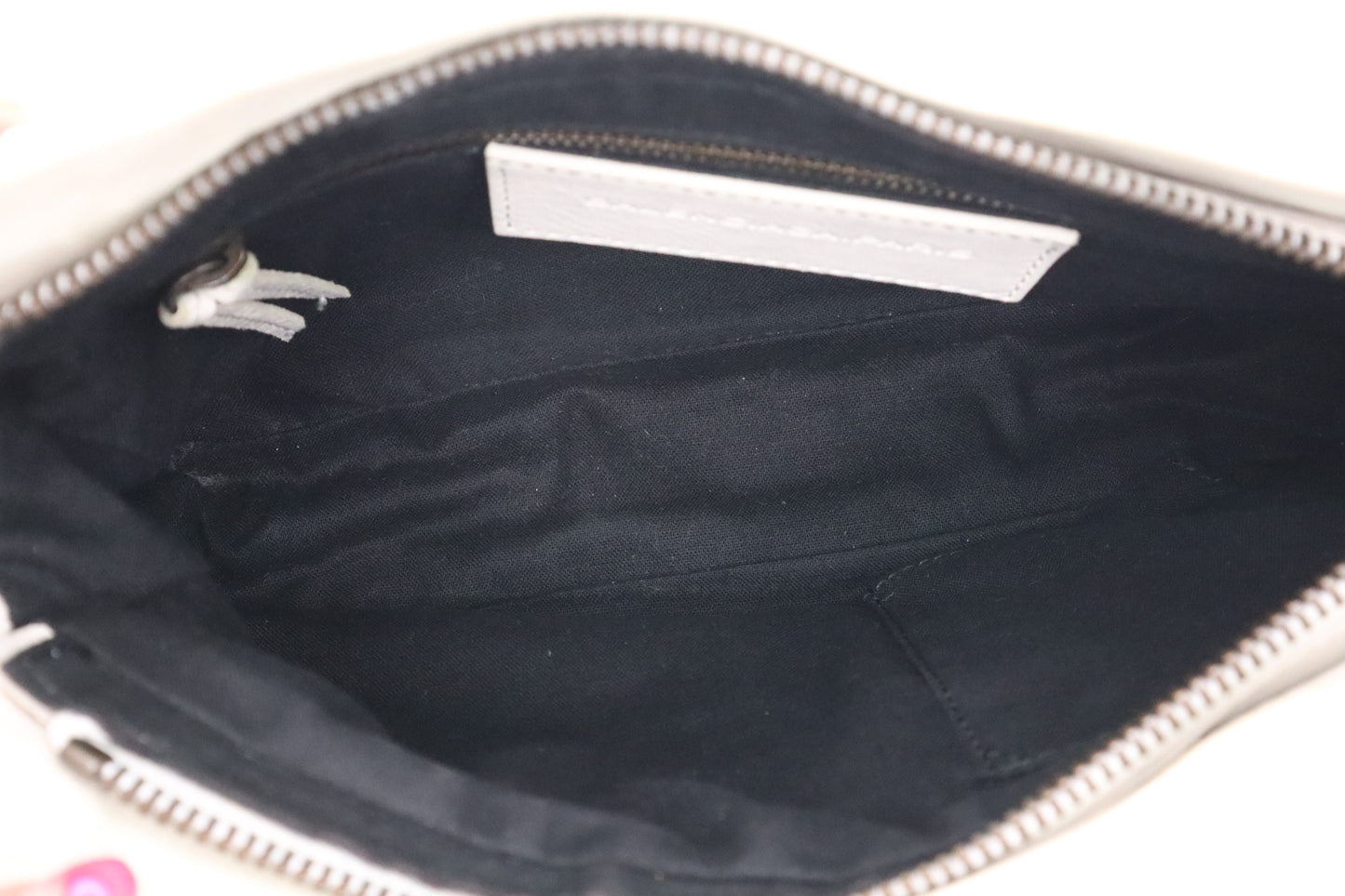 Balenciaga Motocross Classic Hip Bag in White Leather