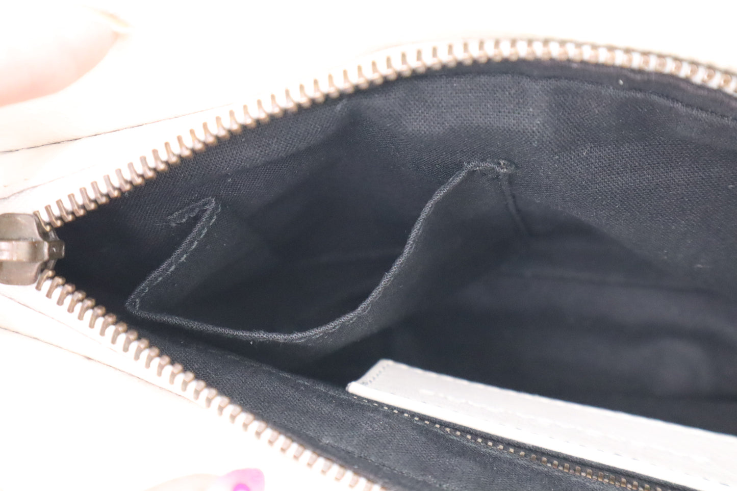 Balenciaga Motocross Classic Hip Bag in White Leather