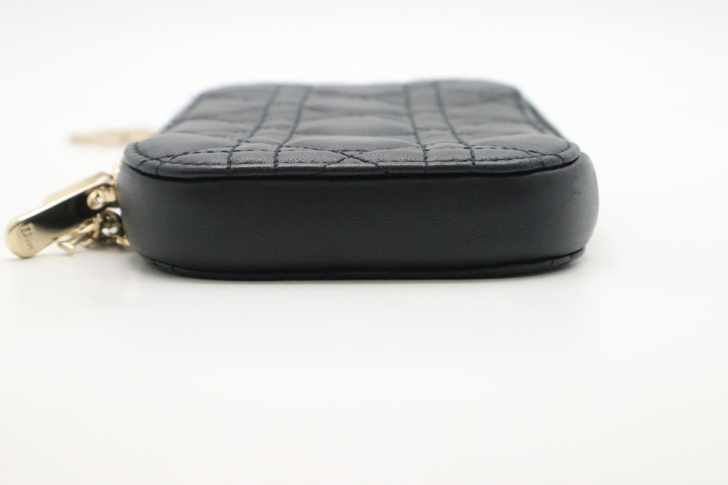 Dior Call In Dior Phone Case Bag in Black Cannage Leather