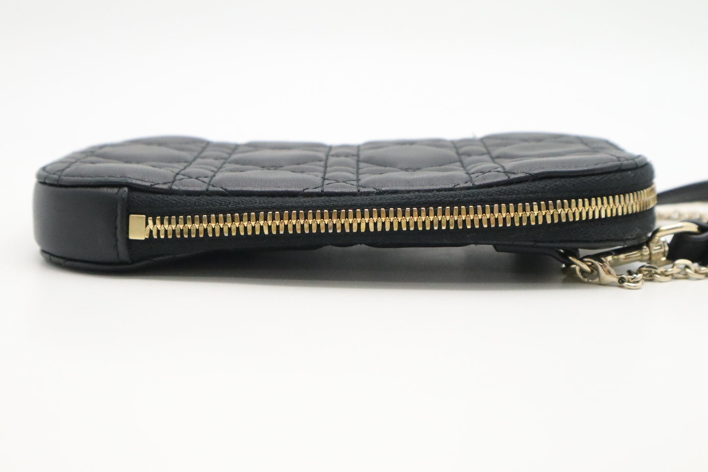 Dior Call In Dior Phone Case Bag in Black Cannage Leather