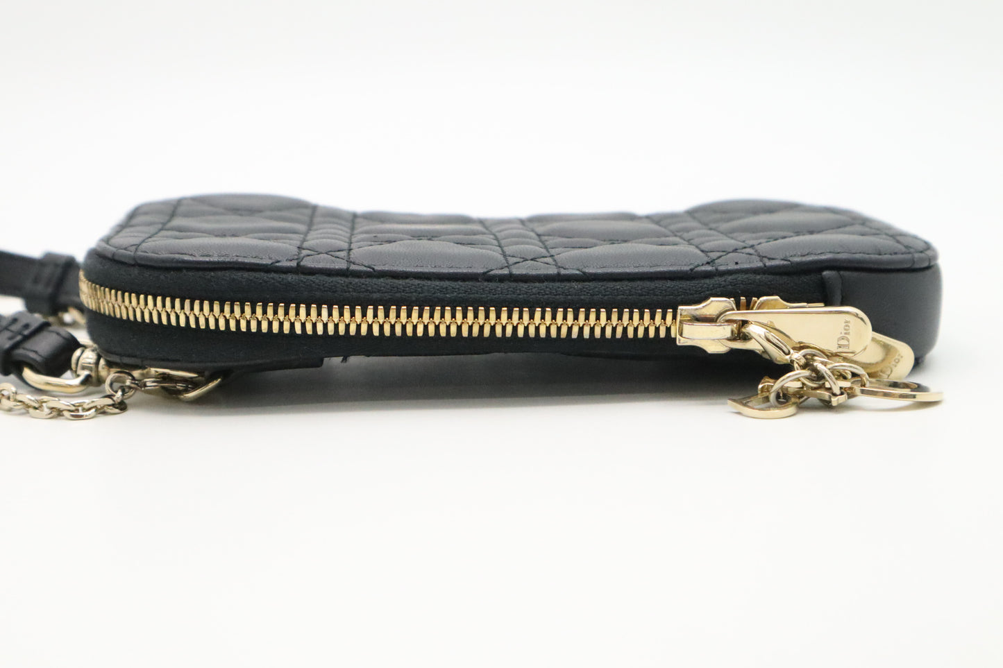 Dior Call In Dior Phone Case Bag in Black Cannage Leather