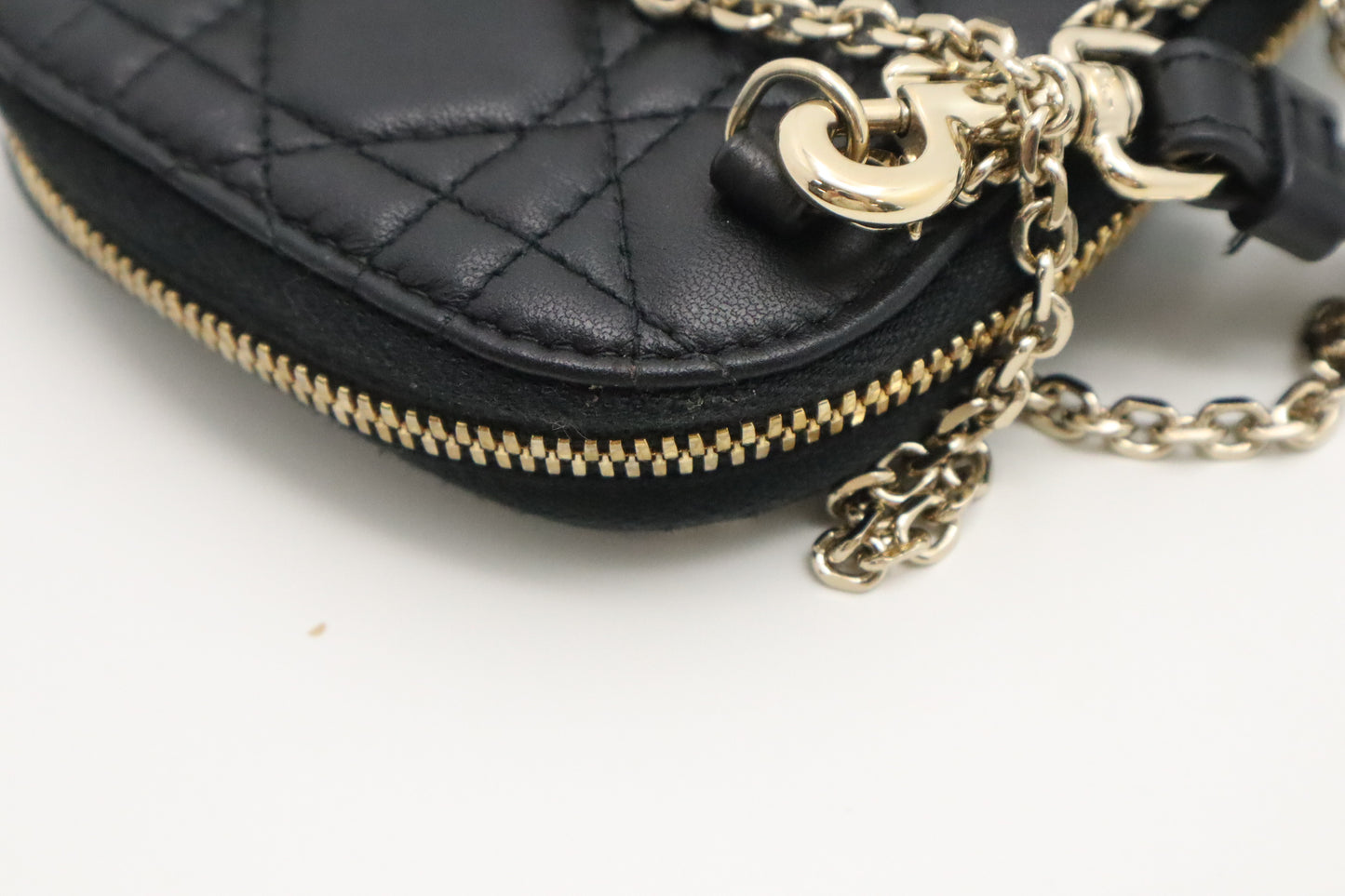 Dior Call In Dior Phone Case Bag in Black Cannage Leather