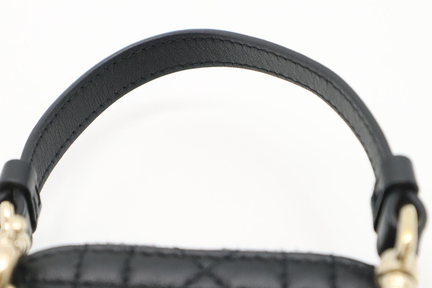 Dior Call In Dior Phone Case Bag in Black Cannage Leather