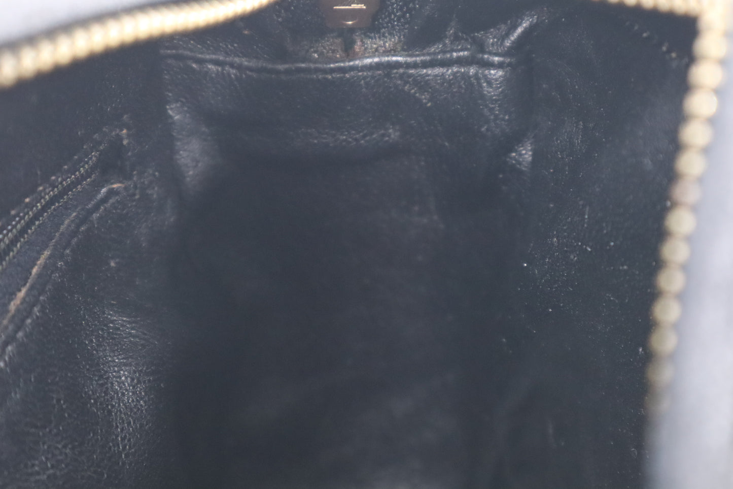 Chanel Small Camera Bag in Black Patent Leather