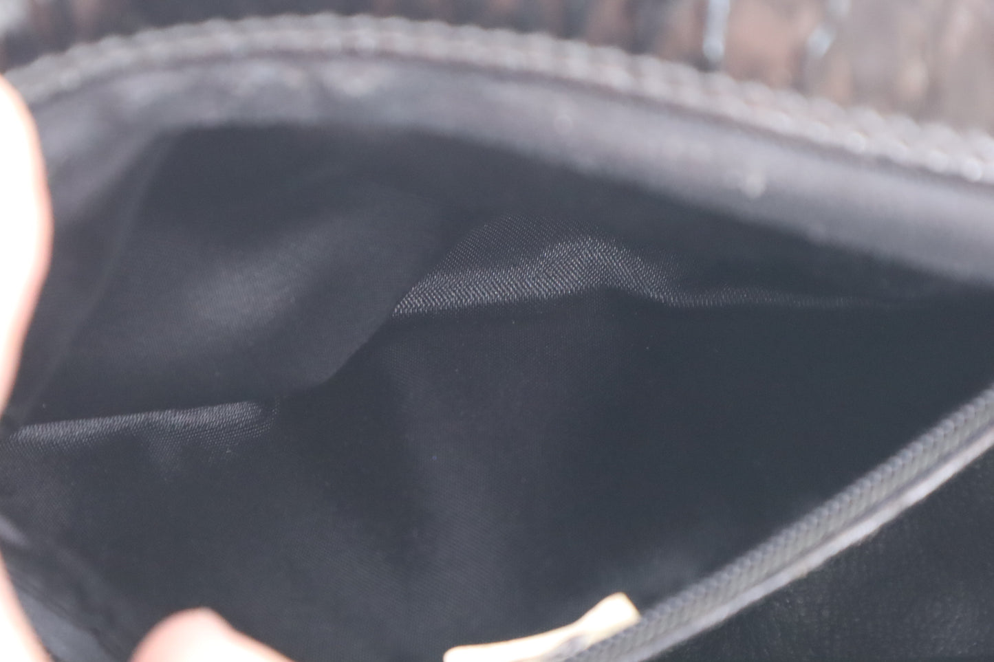 Chanel Small Camera Bag in Black Patent Leather