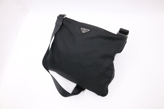Prada Shoulder Bag in Green Nylon
