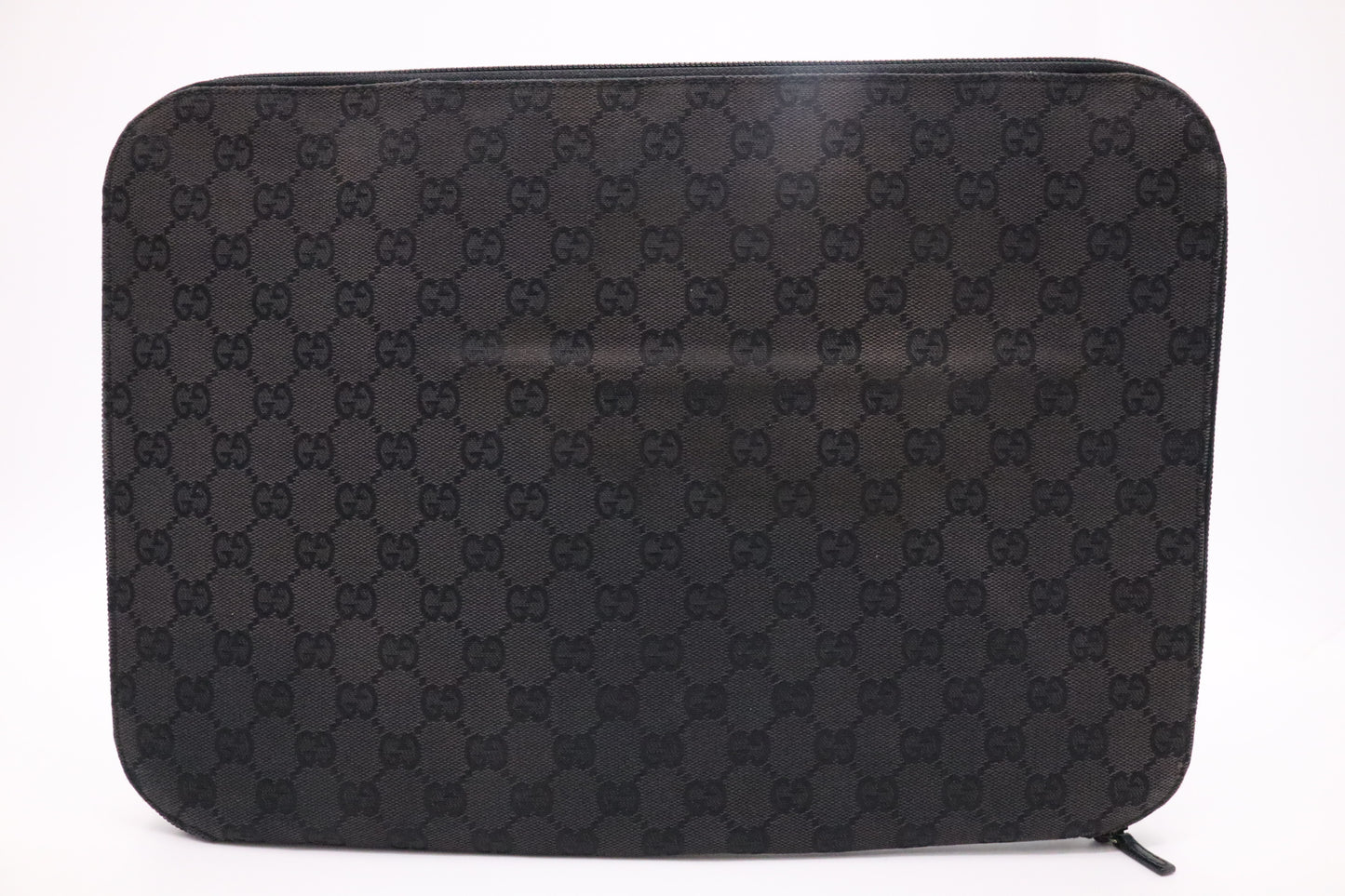 Gucci Laptop Case in Black GG Canvas