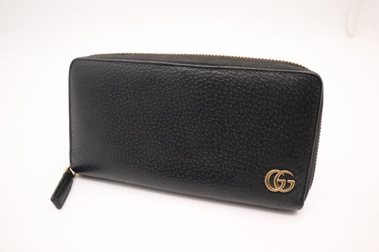 Gucci Long Wallet in Black Leather