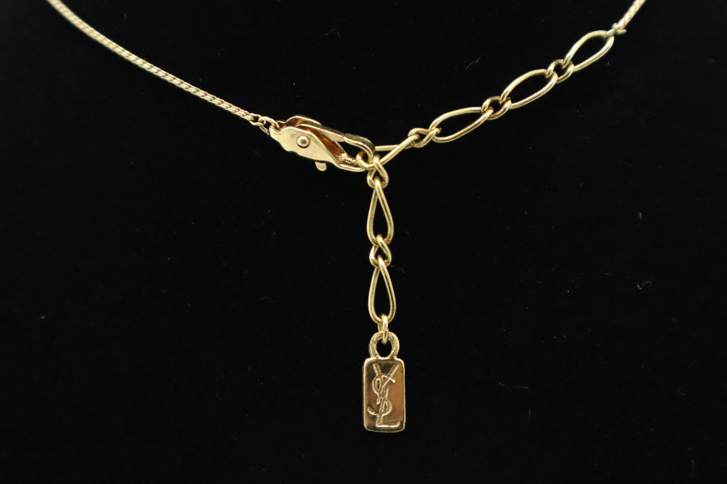YSL Navy Blue Necklace