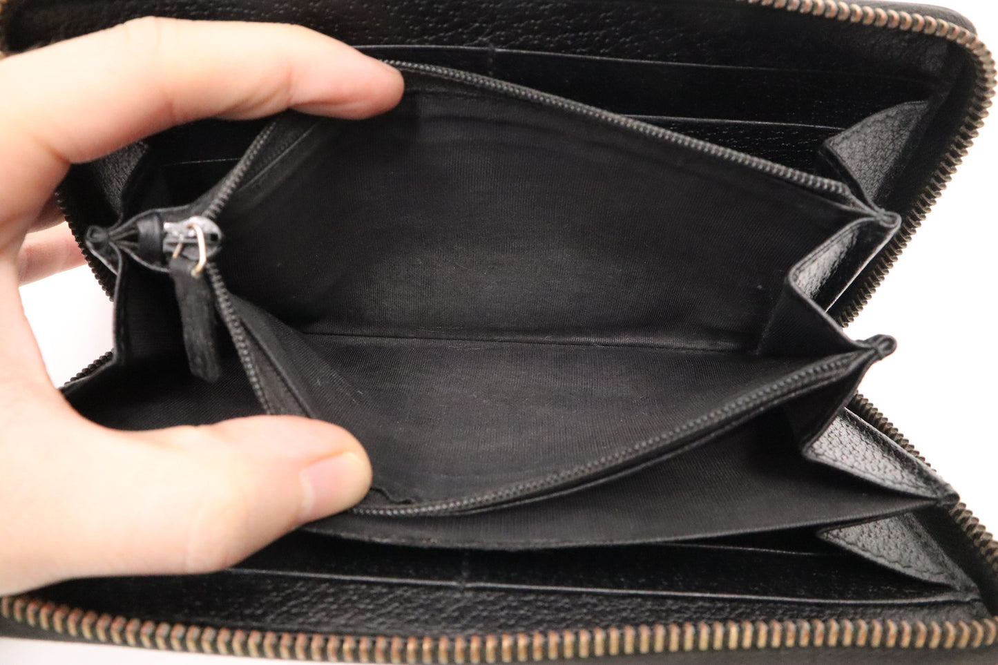 Gucci Long Wallet in Black Leather