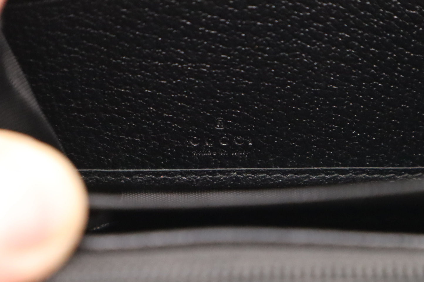 Gucci Long Wallet in Black Leather