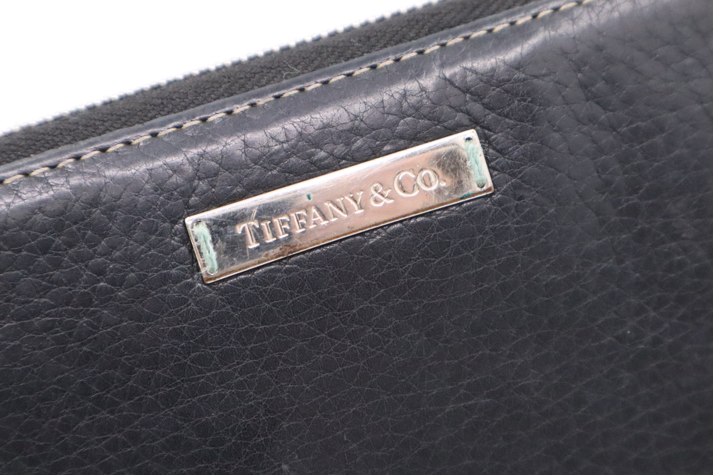 Tiffany & Co. Long Wallet in Black Leather