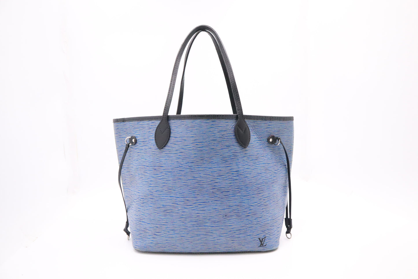 Louis Vuitton Neverfull MM in Denim Blue Epi Leather