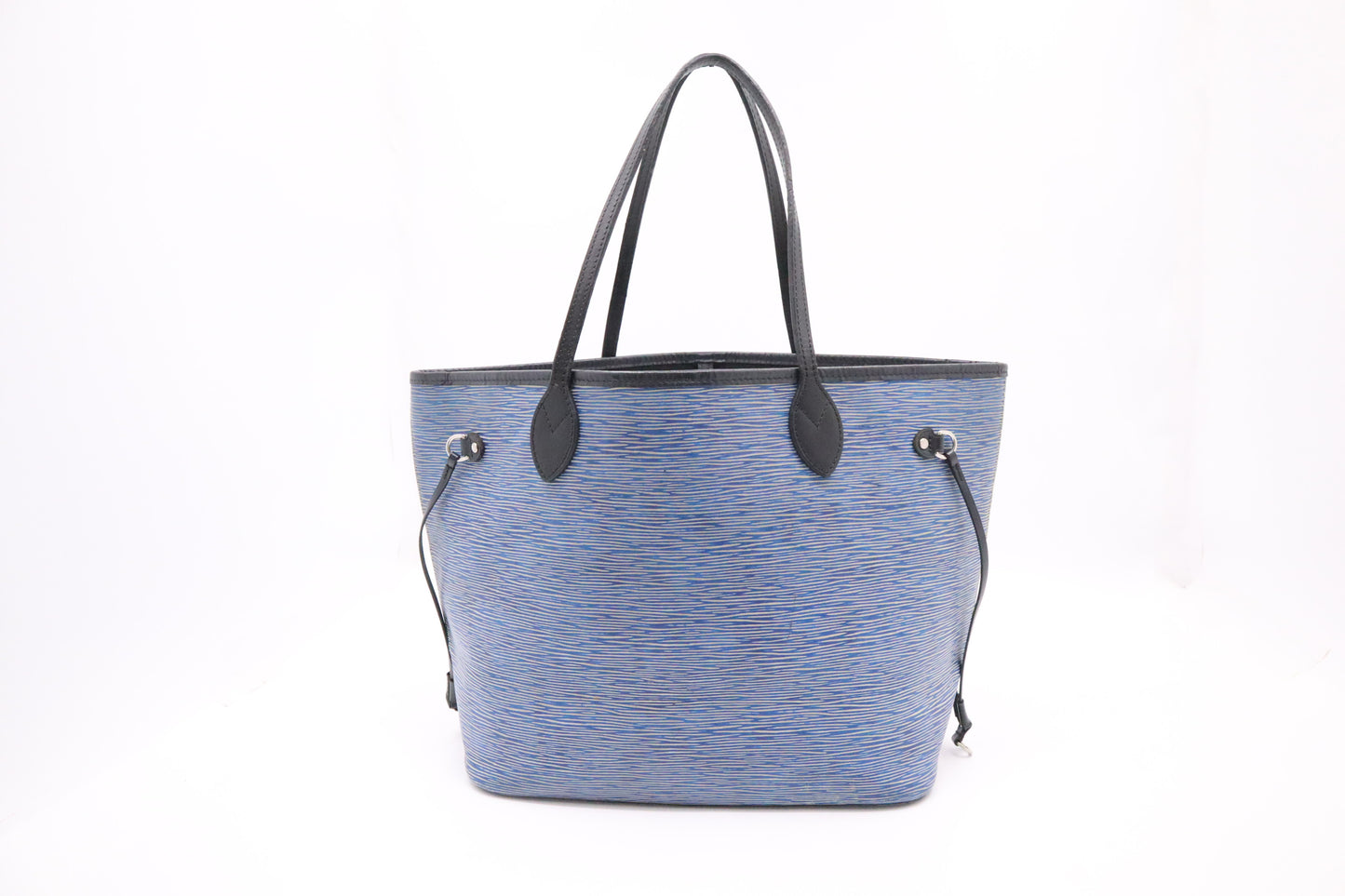Louis Vuitton Neverfull MM in Denim Blue Epi Leather