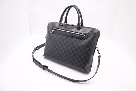 Louis Vuitton Porte Documents Jules in Damier Graphite Canvas
