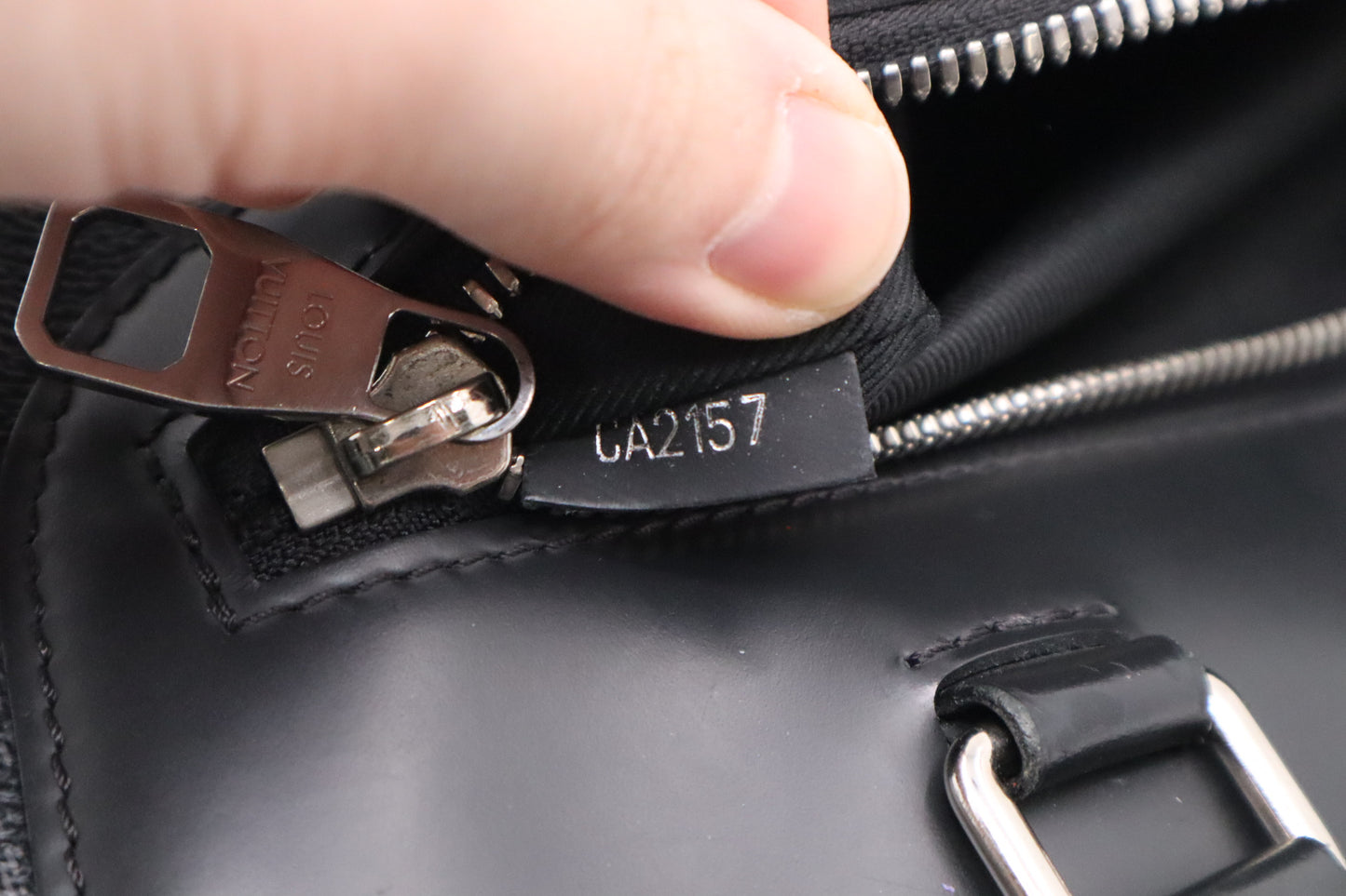 Louis Vuitton Porte Documents Jules in Damier Graphite Canvas