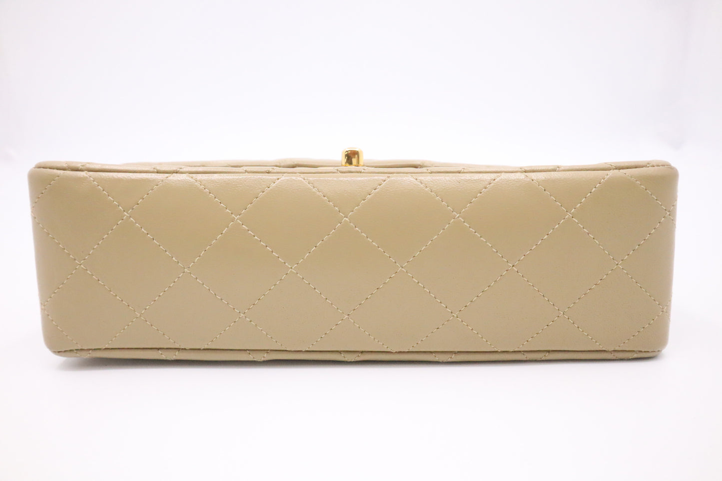 Chanel Small Double Flap in Dark Beige