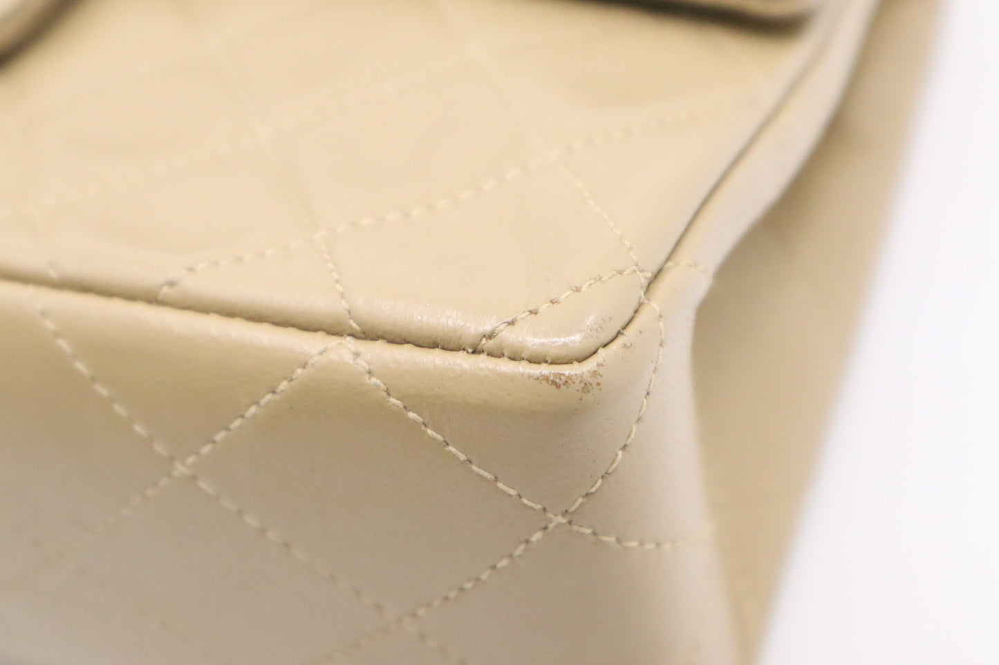 Chanel Small Double Flap in Dark Beige