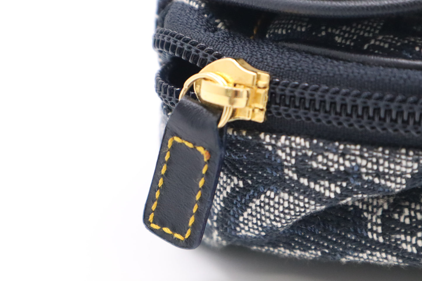Dior Saddle Pouch in Blue Oblique Canvas