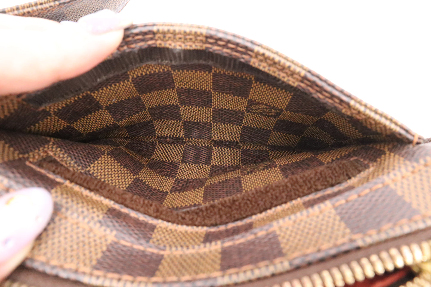 Louis Vuitton Geronimo in Damier Ebene Canvas