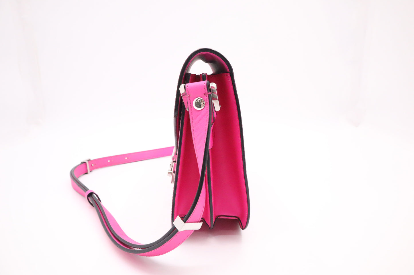MCM Crossbody Bag in Hot Pink Leather